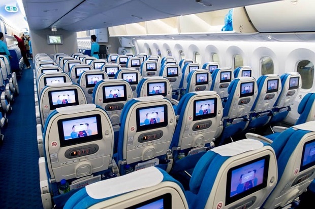 Hạng phổ thông Xiamen Airlines được bố trí theo sơ đồ 3-3-3  Hạng phổ thông Xiamen Airlines