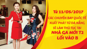 Làm thủ tục chuyến bay quốc tế tại nhà ga T2 Đà Nẵng