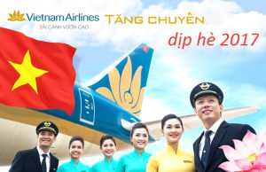 Vietnam Airlines tăng chuyến phục vụ cao điểm Hè 2017