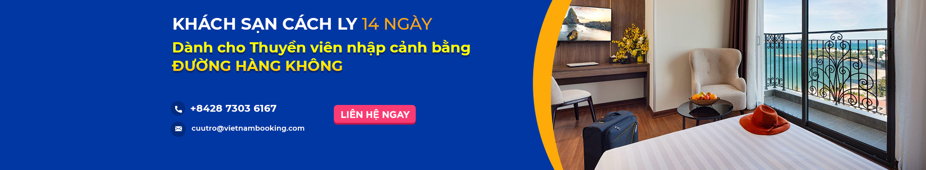 Khách sạn cách ly cho thuyền viên về bằng đường hàng không