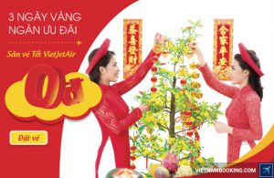 Vé máy bay khuyến mãi giá rẻ Vietjet Air