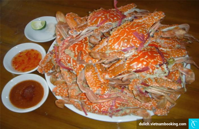 Đặc sản ghẹ Hàm Ninh du lich Phu Quoc tự túc