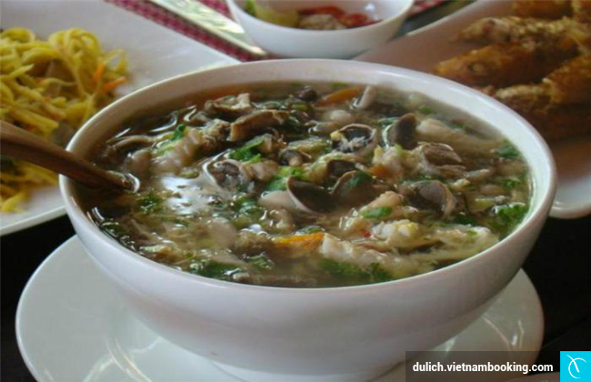 Canh nấm tràm bổ dưỡng tour du lich Phu Quoc 2017