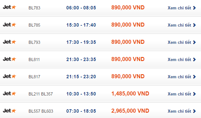 ve jetstar ha noi sai gon