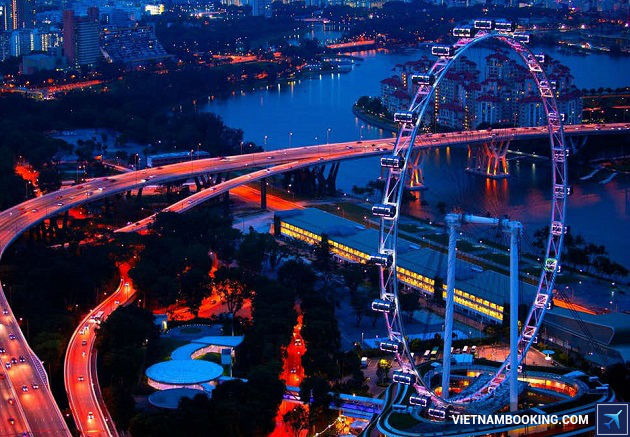 dat ve may bay di singapore