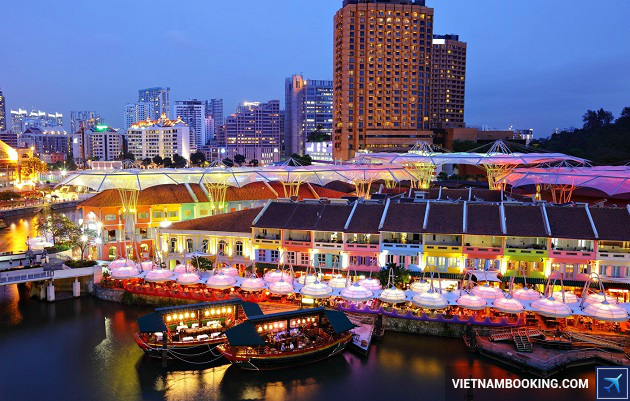 ve may bay vietnam airlines di singapore 