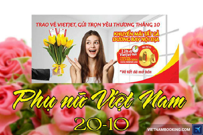 ve may bay khuyen mai thang 10