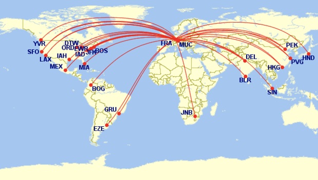 đường bay Lufthansa