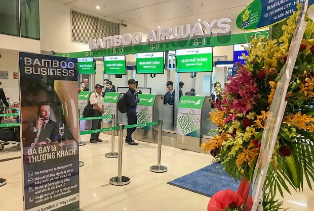 Vị trí quầy làm thủ tục check in các hãng hàng không nội địa tại sân bay Nội Bài