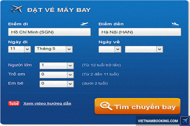 xem gia ve may bay truc tuyen