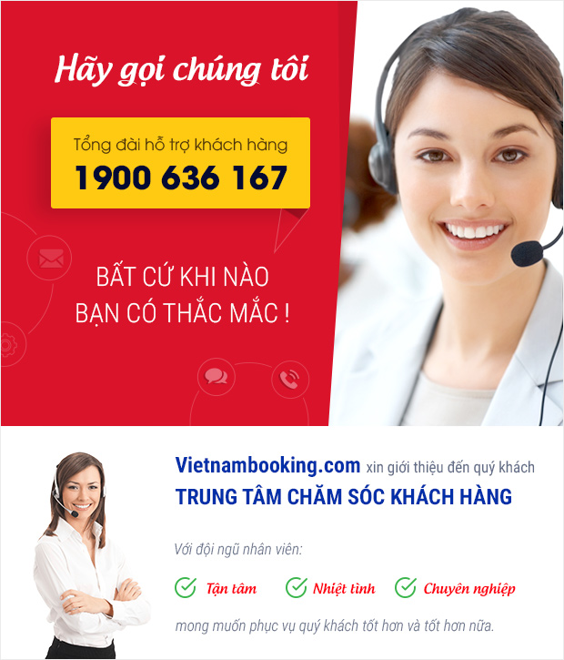tong dai cham soc khach hang vietnam booking