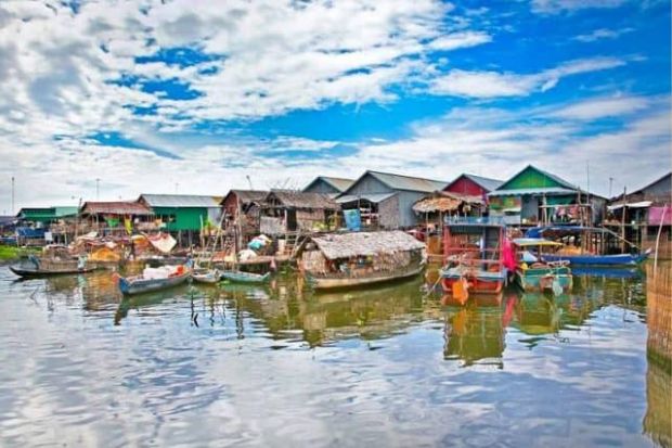 Kinh nghiệm du lịch Campuchia  - Biển hồ Tonle Sap