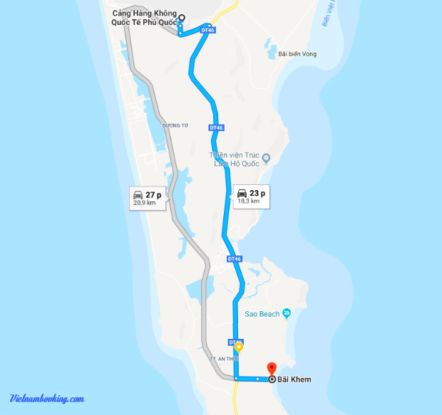 Bãi Khem biển Phú Quốc
