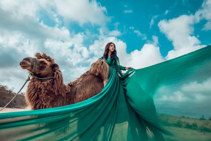 váy maxi trang phục đẹp đi du lịch Phan Thiết