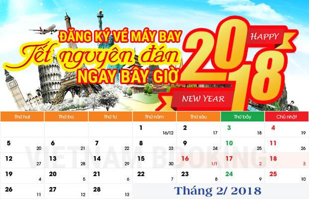 ve may bay tet 2018