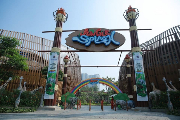 Địa điểm du lịch Hà Nội - công viên thiên đường Bảo Sơn có các trò chơi giải trí hấp dẫní