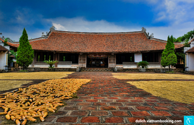 Làng cổ Đường Lâm di du lich ha noi tu tuc