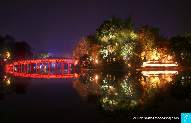Hà Nội về đêm du lich ha noi bac kinh thuong hai