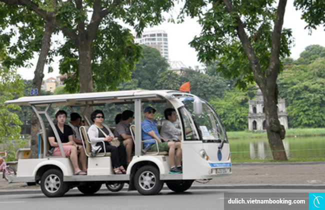 du lich ha noi bang xe dien