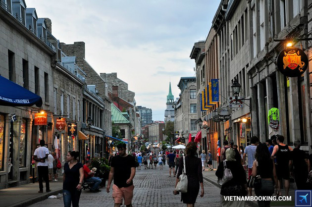 ve may bay di canada gia re