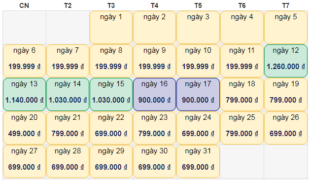 ve may bay gia re di sai gon