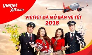 Giá vé máy bay tết 2018 Vietjet Air cập nhật mới nhất