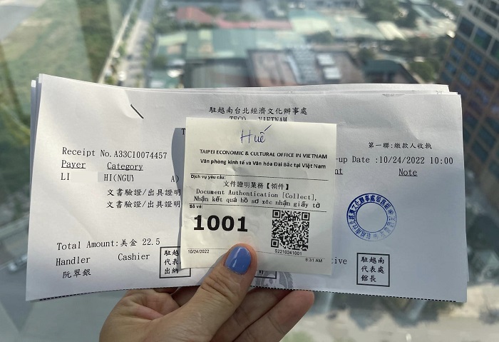 Quy trình xin visa Đài Loan visa đài loan