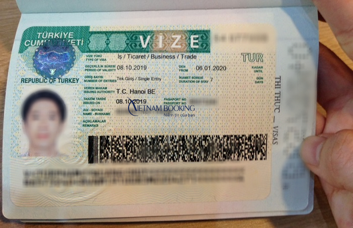 dịch vụ l&agrave;m visa thổ nhĩ kỳ