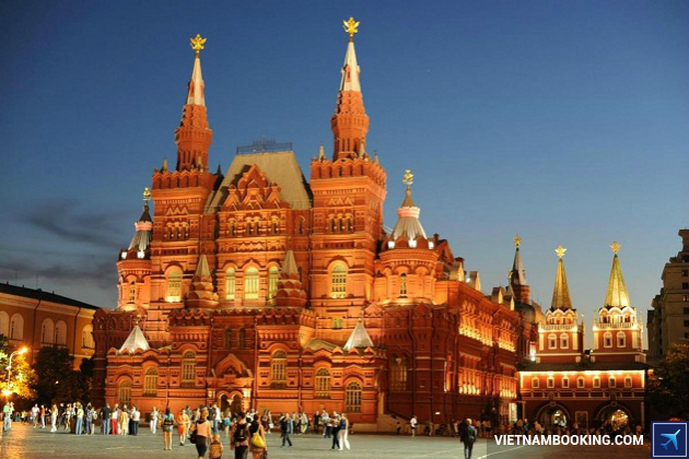 Quảng trường Đỏ visa đi nga công tác