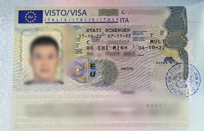 visa đi &yacute;