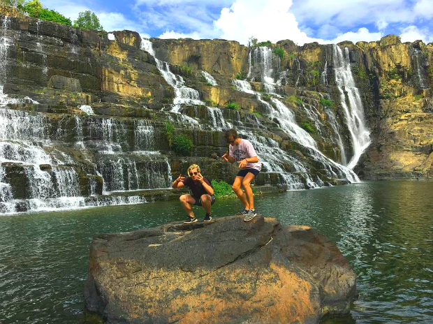 Thác Pongour mùa khô