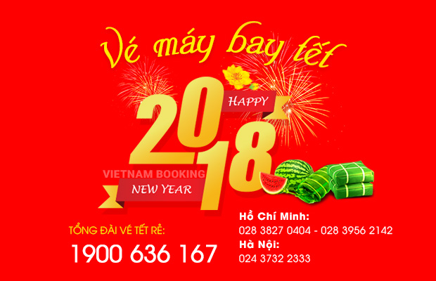 vé máy bay tết 2018