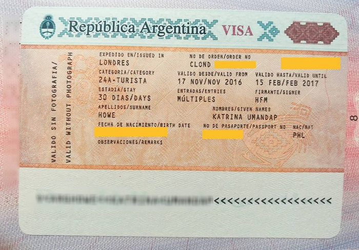 Dịch vụ làm visa đi Argentina