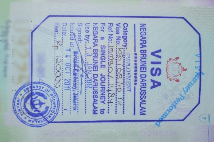 dịch vụ l&agrave;m visa brunei