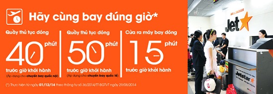 l&agrave;m thủ tục chuyến bay jetstar 