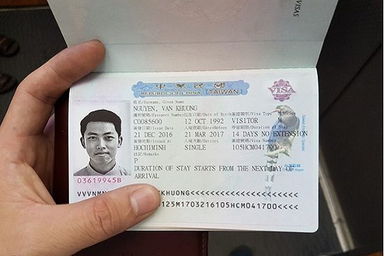 hướng dẫn làm visa đi Đài Loan