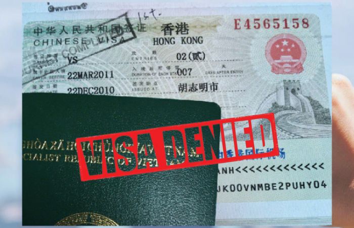 Cách khắc phục khi rớt visa Hong Kong
