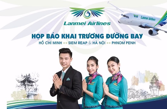 vé máy bay lanmei airlines đi campuchia