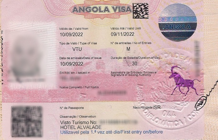 dịch vụ l&agrave;m visa đi angola
