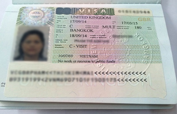 xin visa đi anh du lịch