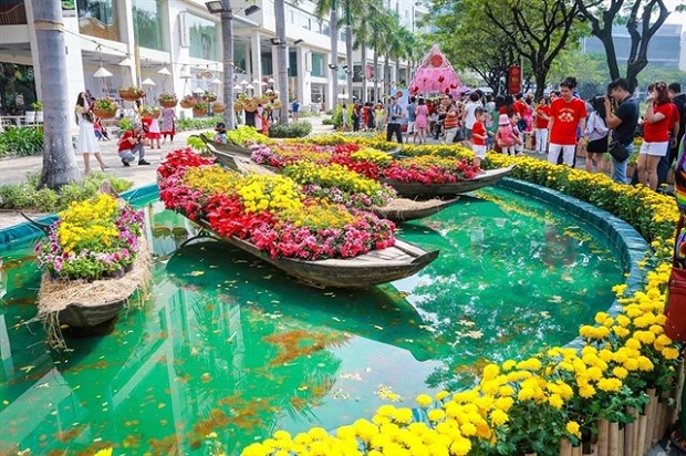 Địa điểm chụp ảnh Tết ở Sài Gòn