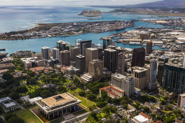 Trung tâm thành phố Honolulu – khu hành chính và thương mại sầm uất của đảo Oʻahu Trung tâm thành phố Honolulu – khu hành chính và thương mại sầm uất của đảo Oʻahu