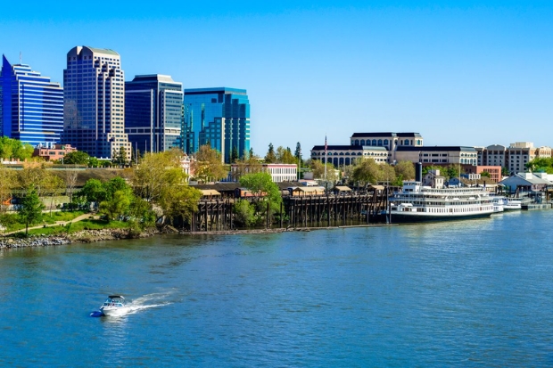 To&agrave;n cảnh th&agrave;nh phố Sacramento, thủ phủ bang California