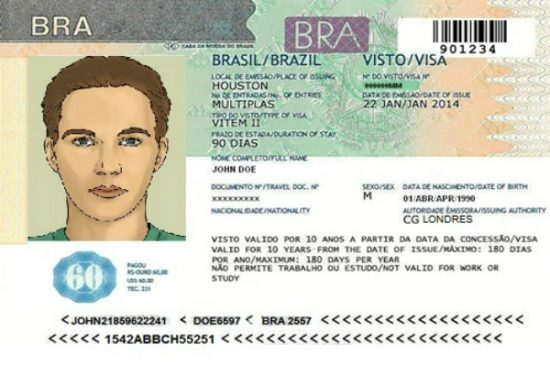 hồ sơ xin visa đi brazil