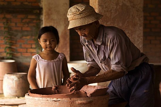 nghề làm gốm ở du lịch bình dương