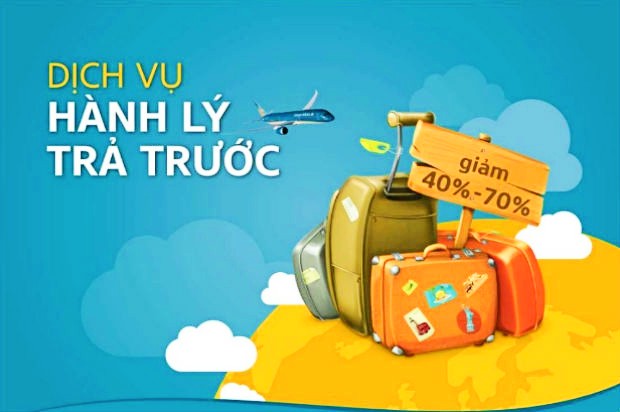 Mua thêm hành lý trả trước Vietnam Airlines phí thấp, mức cân đa dạng dịch vụ trên chuyến bay Vietnam Airlines
