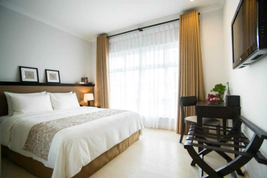 The Alcove Library Hotel ph&ograve;ng ngủ