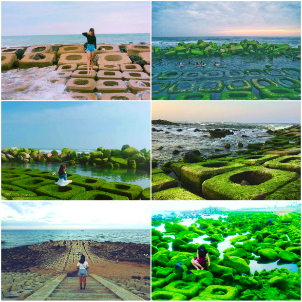 bờ kè xóm Rớ du lịch Phú Yên