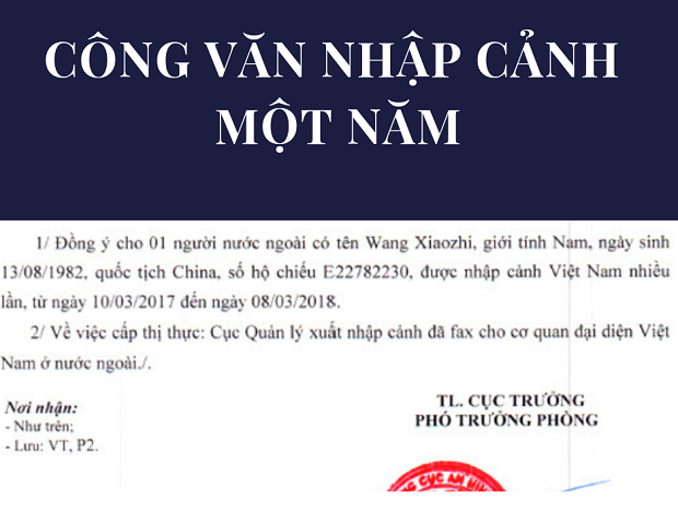Công văn nhập cảnh 1 năm: Hồ sơ, thủ tục xin công văn nhanh nhất