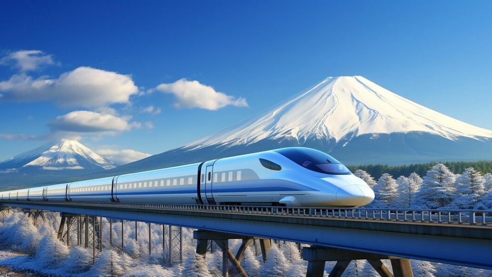 tour-du-lich-nhat-ban-4 Tàu siêu tốc Shinkansen là phương tiện công cộng được nhiều du khách ưa thích khi đến Nhật Bản